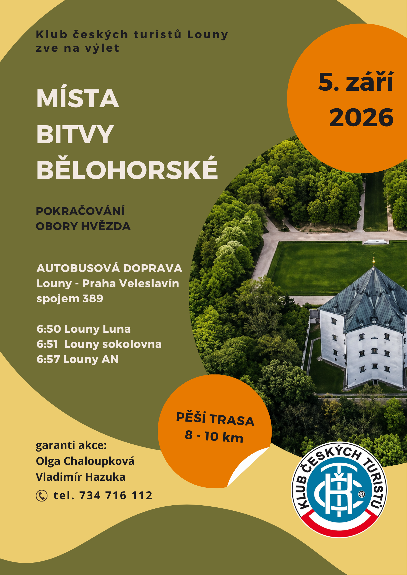 Místa bitvy bělohorské (pokračování obory Hvězda)