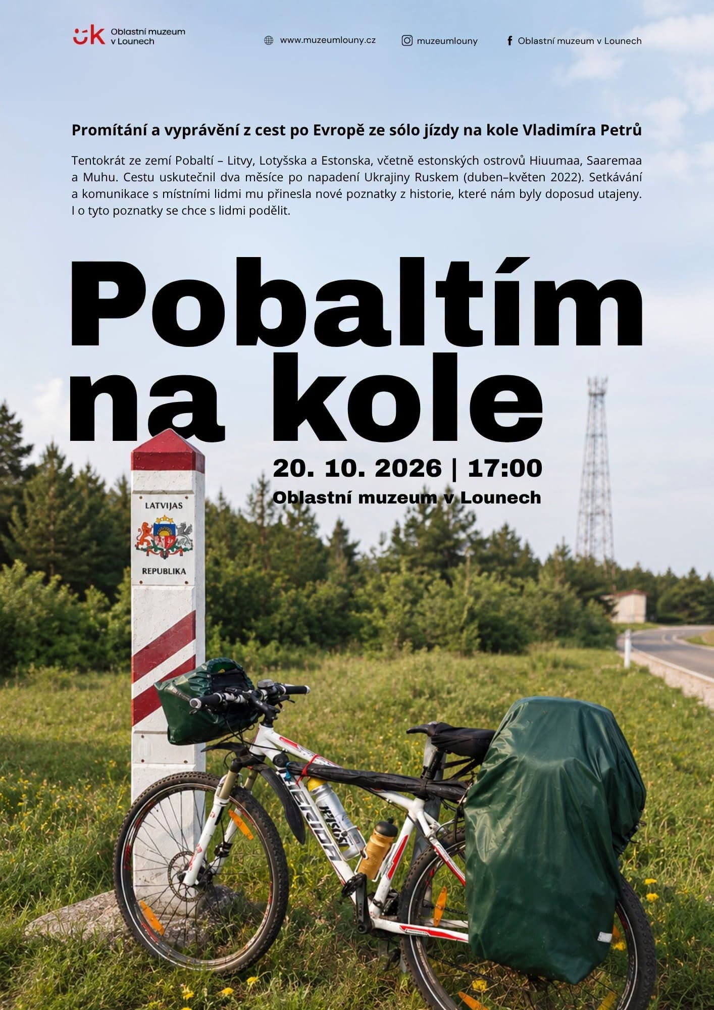 Pobaltím na kole – cestovatelské vyprávění Vladimíra Petrů